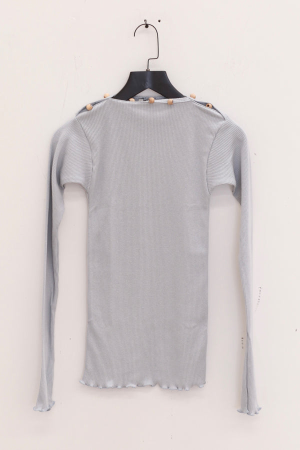 BASERANGE 25 Spring/Summer France TVA Long Sleeve T-Shirt BAS-TOTVL-RC-SU25-HARDIN BLUE